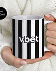 Mug with the Botafogo 2026 Home football shirt design by RIPA Football