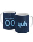 Mug with the Young Boys 2026-27 Third football shirt design by RIPA Football