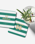 Coaster with the Celtic 2026-27 Home football shirt design by RIPA Football