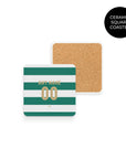 Coaster with the Celtic 2026-27 Home football shirt design by RIPA Football
