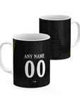 Mug with the Chelsea 2026-27 Away football shirt design by RIPA Football