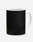 Mug with the Chelsea 2026-27 Away football shirt design by RIPA Football
