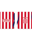 Coaster with the Chivas Guadalajara 2026-27 Home football shirt design by RIPA Football