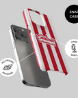 Phone case with the Chivas Guadalajara 2026-27 Home football shirt design by RIPA Football