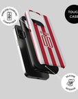 Phone case with the Chivas Guadalajara 2026-27 Home football shirt design by RIPA Football