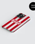 Phone case with the Chivas Guadalajara 2026-27 Home football shirt design by RIPA Football