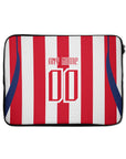 Laptop sleeve with the Chivas Guadalajara 2026-27 Home football shirt design by RIPA Football