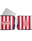 Laptop sleeve with the Chivas Guadalajara 2026-27 Home football shirt design by RIPA Football