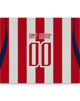 Mouse pad with the Chivas Guadalajara 2026-27 Home football shirt design by RIPA Football