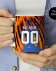 Mug with the Club América 2026-27 Prematch football shirt design by RIPA Football