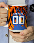 Mug with the Club América 2026-27 Prematch football shirt design by RIPA Football