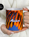 Mug with the Club América 2026-27 Prematch football shirt design by RIPA Football