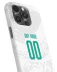 Phone case with the Club León 2026-27 Away football shirt design by RIPA Football