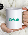 Mug with the Club León 2026-27 Away football shirt design by RIPA Football