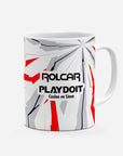 Mug with the Necaxa 2026-27 Training football shirt design by RIPA Football