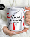 Mug with the Necaxa 2026-27 Training football shirt design by RIPA Football