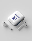 AirPods case with the Cruz Azul 2026-27 Away football shirt design by RIPA Football