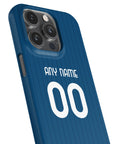 Phone case with the Como 2026-27 Home football shirt design by RIPA Football
