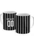 Mug with the Corinthians 2026 Away football shirt design by RIPA Football