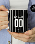 Mug with the Corinthians 2026 Away football shirt design by RIPA Football