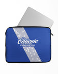 Laptop sleeve with the Puebla 2026-27 Away football shirt design by RIPA Football