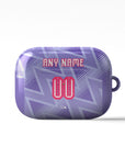 AirPods case with the Bournemouth 2026-27 Away football shirt design by RIPA Football
