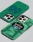 Phone case with the Celta Vigo 2026-27 Goalkeeper football shirt design by RIPA Football