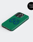 Phone case with the Celta Vigo 2026-27 Goalkeeper football shirt design by RIPA Football