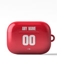 AirPods case with the FC Köln 2024-25 Away football shirt design by RIPA Football