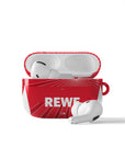AirPods case with the FC Köln 2024-25 Away football shirt design by RIPA Football