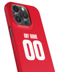 Phone case with the FC Köln 2024-25 Away football shirt design by RIPA Football