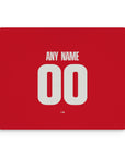 Mouse pad with the FC Köln 2024-25 Away football shirt design by RIPA Football