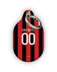 AirTag holder with the AC Milan 2009-10 Home football shirt design by RIPA Football