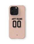 Phone case with the AC Milan 2025-26 Prematch football shirt design by RIPA Football