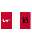 Coaster with the Ajax 2024-25 Home football shirt design by RIPA Football
