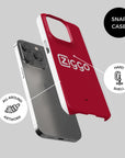 Phone case with the Ajax 2024-25 Home football shirt design by RIPA Football