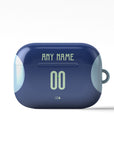 AirPods case with the Ajax 2025-26 Away football shirt design by RIPA Football