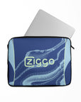 Laptop sleeve with the Ajax 2025-26 Away football shirt design by RIPA Football