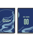 Print with the Ajax 2025-26 Away football shirt design by RIPA Football