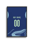 Print with the Ajax 2025-26 Away football shirt design by RIPA Football