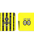 Coaster with the Al-Ittihad 2025-26 Home football shirt design by RIPA Football