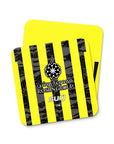 Coaster with the Al-Ittihad 2025-26 Home football shirt design by RIPA Football