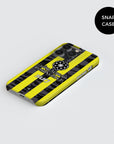 Phone case with the Al-Ittihad 2025-26 Home football shirt design by RIPA Football
