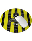 Mouse pad with the Al-Ittihad 2025-26 Home football shirt design by RIPA Football
