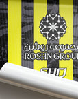 Print with the Al-Ittihad 2025-26 Home football shirt design by RIPA Football
