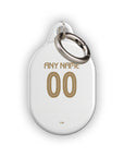AirTag holder with the Al-Nassr 2024-25 Alternate football shirt design by RIPA Football