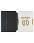 iPad case with the Al-Nassr 2024-25 Alternate football shirt design by RIPA Football