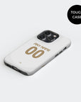 Phone case with the Al-Nassr 2024-25 Alternate football shirt design by RIPA Football