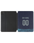 iPad case with the Al-Nassr 2025-26 Away football shirt design by RIPA Football
