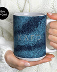 Mug with the Al-Nassr 2025-26 Away football shirt design by RIPA Football
